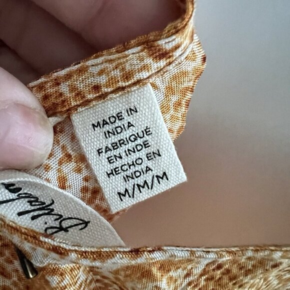 Billabong summer dress Kick Rocks Mango SMALL Off Back Womens NWOT - Picture 16 of 16